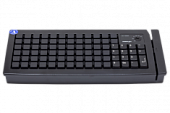 Программируемая клавиатура POScenter S67B (67 клавиш, MSR, ключ, USB), черная, арт. PCS67B, арт. PCS